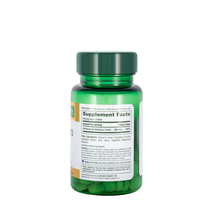Nature's Bounty Selenium 200mcg 100 Tablets