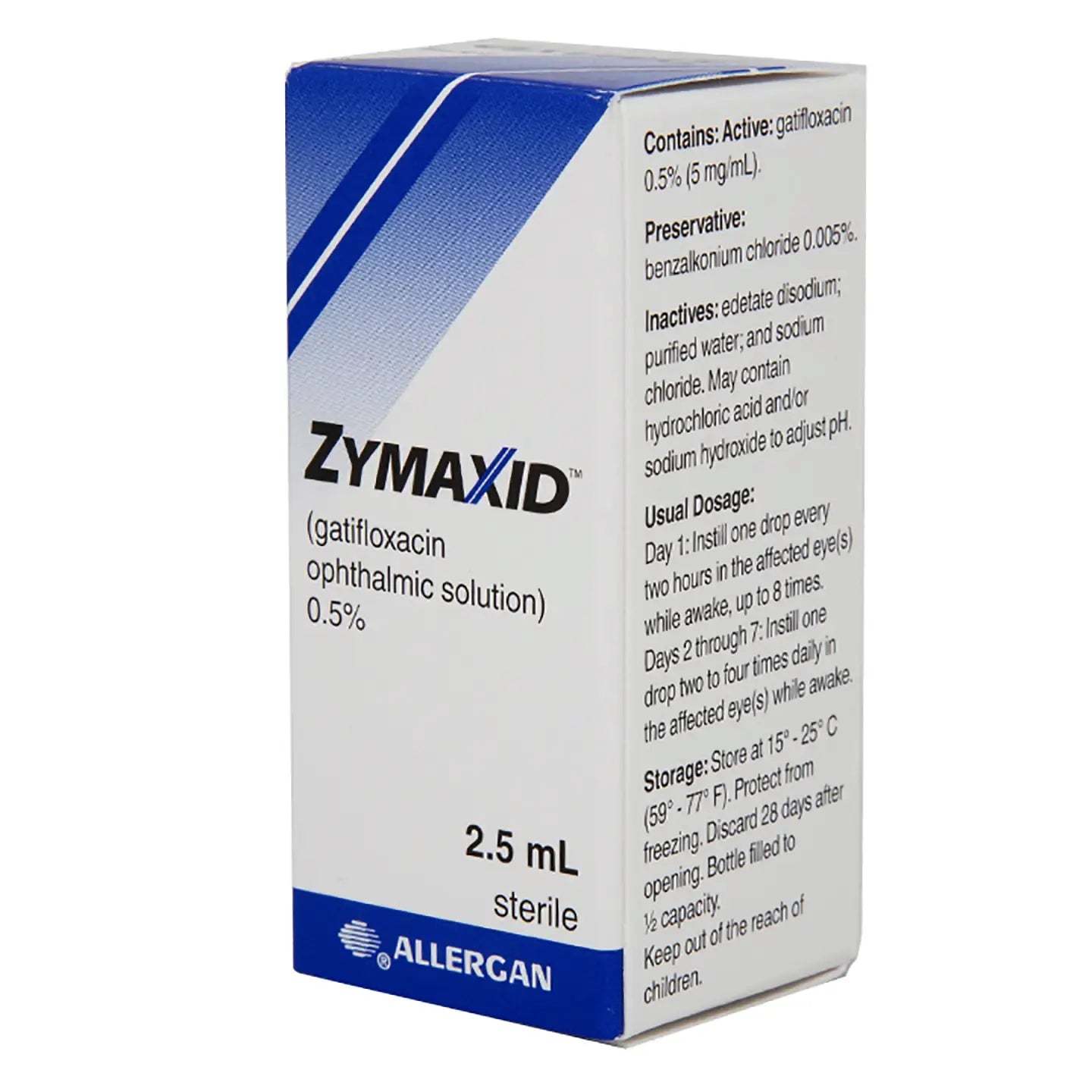 Zymaxid 0.5% Eye Drops 2.5Ml