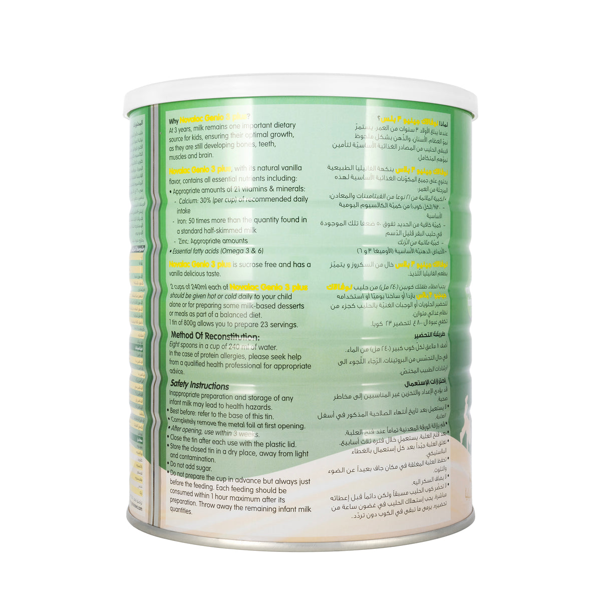 Novalac Genio 3-6 Years Milk Powder 800g
