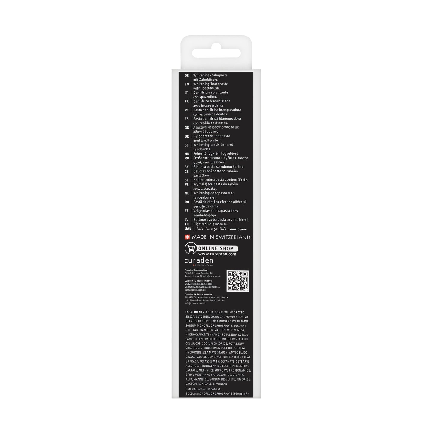 Curaprox Black Is White Toothpaste 90 Ml [633]