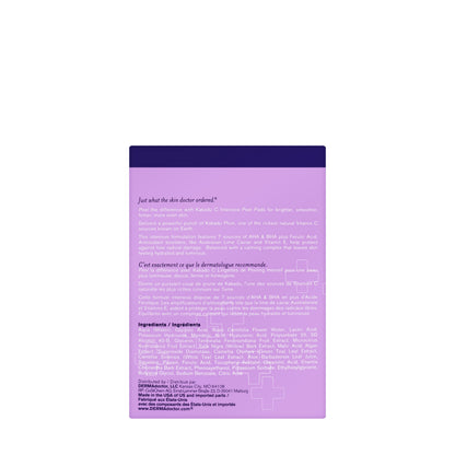 DERMAdoctor Kakadu C Intensive Vitamin C Peel Pad with Ferulic Acid & Vitamin E 30 Wipes