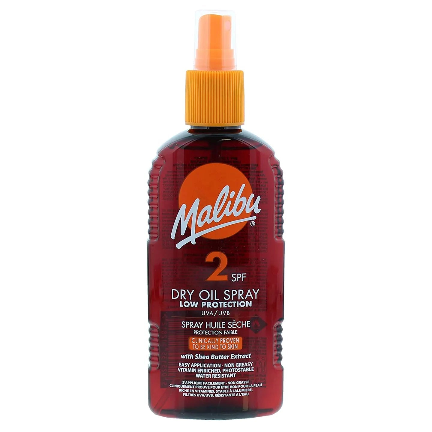 Malibu Spf 2 Dry Oil  Spray 200 Ml