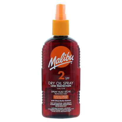 Malibu Spf 2 Dry Oil  Spray 200 Ml