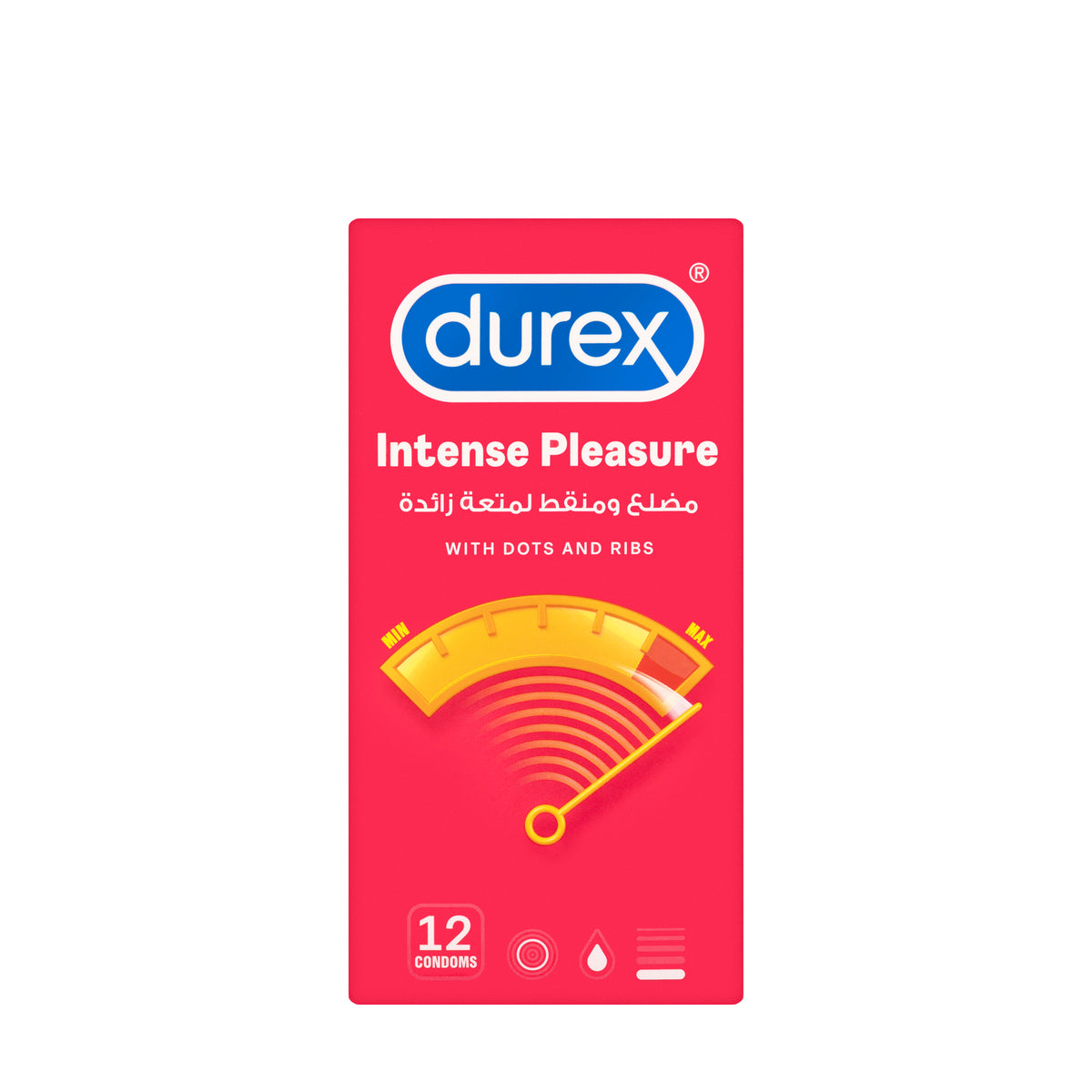 Durex Condom Intense Pleasure 12 Pieces