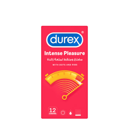 Durex Condom Intense Pleasure 12 Pieces