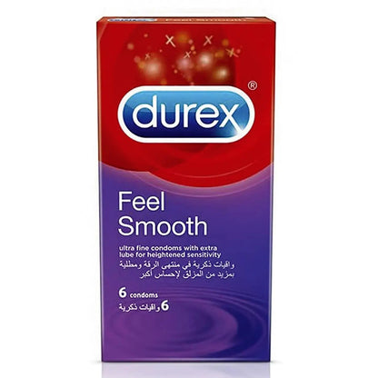 Durex Condom Feel Smooth 6 Pieces