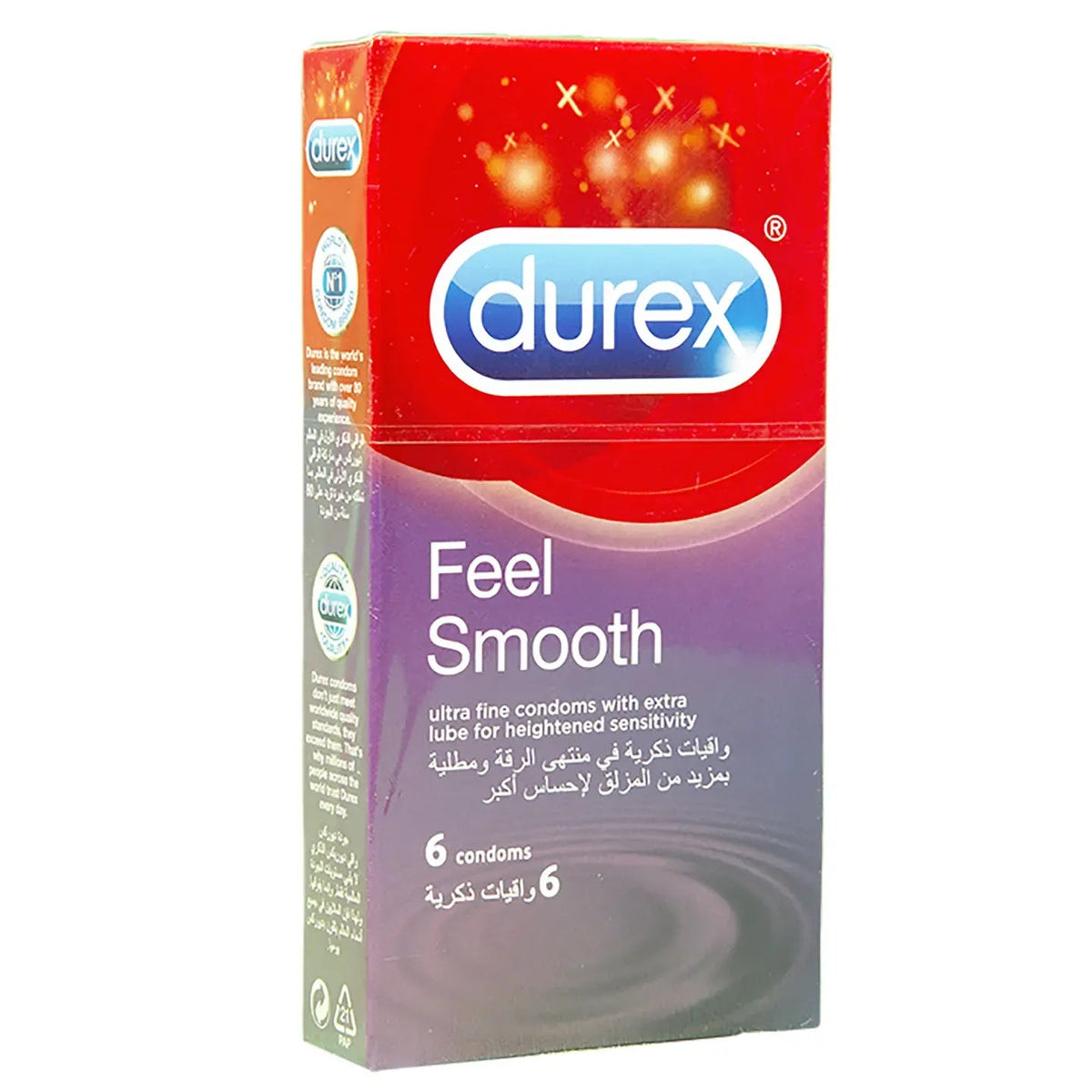 Durex Condom Feel Smooth 6 Pieces