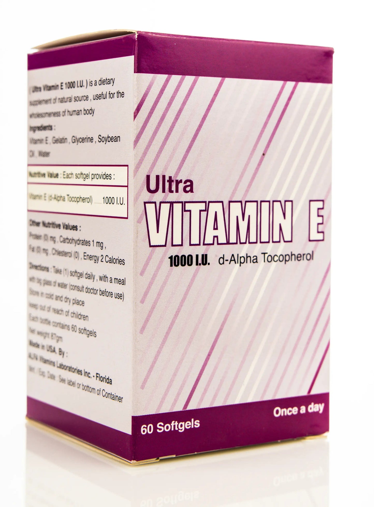Ultra Vitamin E 1000 IU 60 Capsule