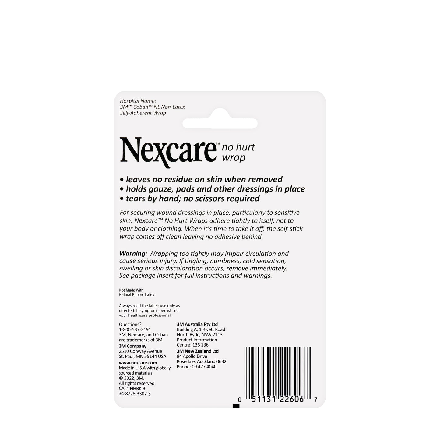 Nexcare Athletic Wrap [Black]