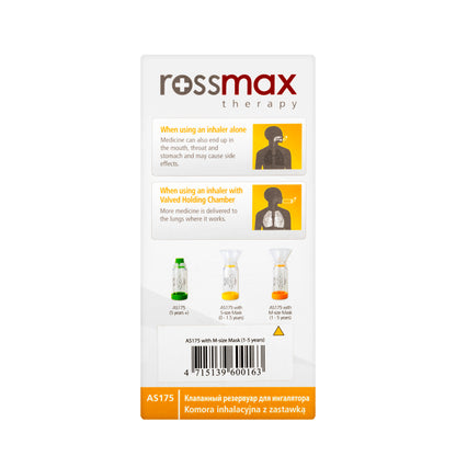 Rossmax Valved Holding Chamber For child 1-5years [AS175]