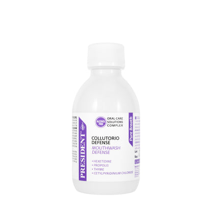 President Pure Breath Defense Mouthwash 250ml