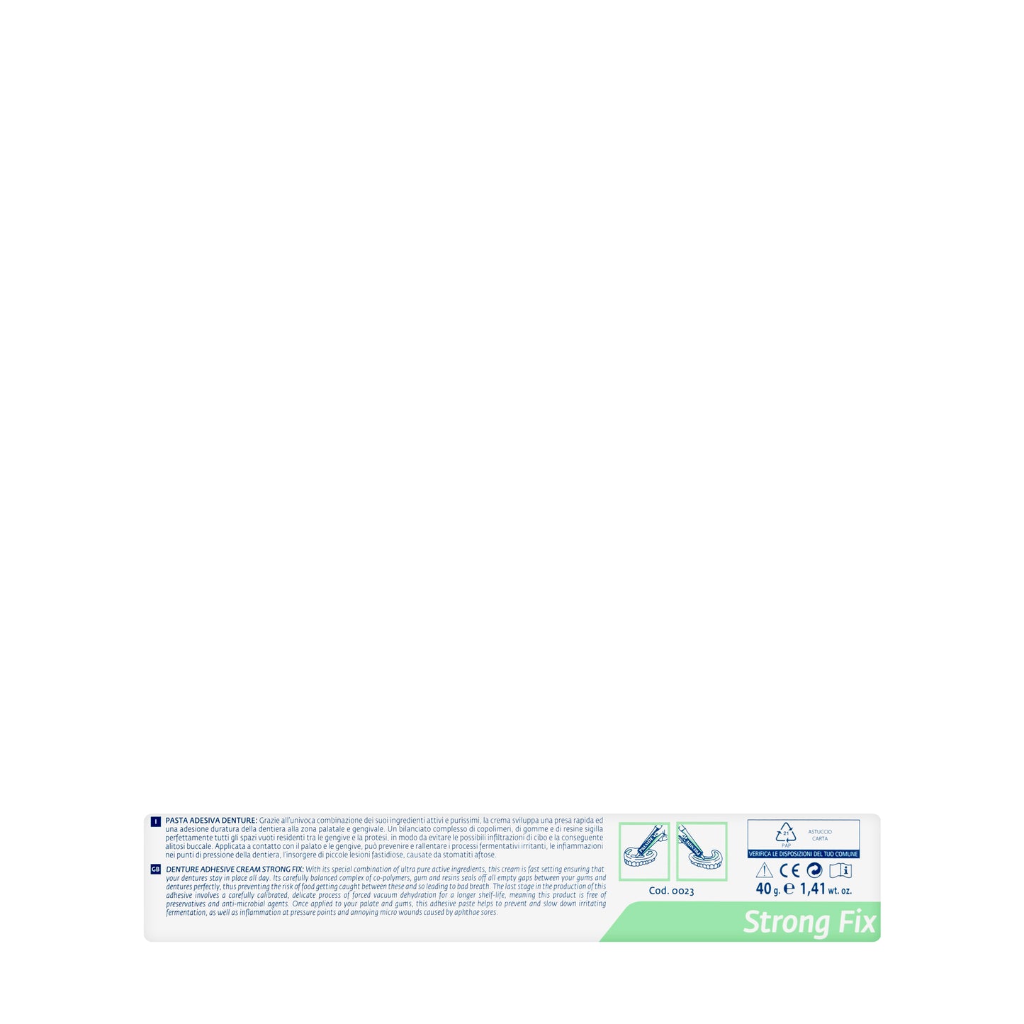 President Strong Fix Adhesive Cream Denture 40 gm