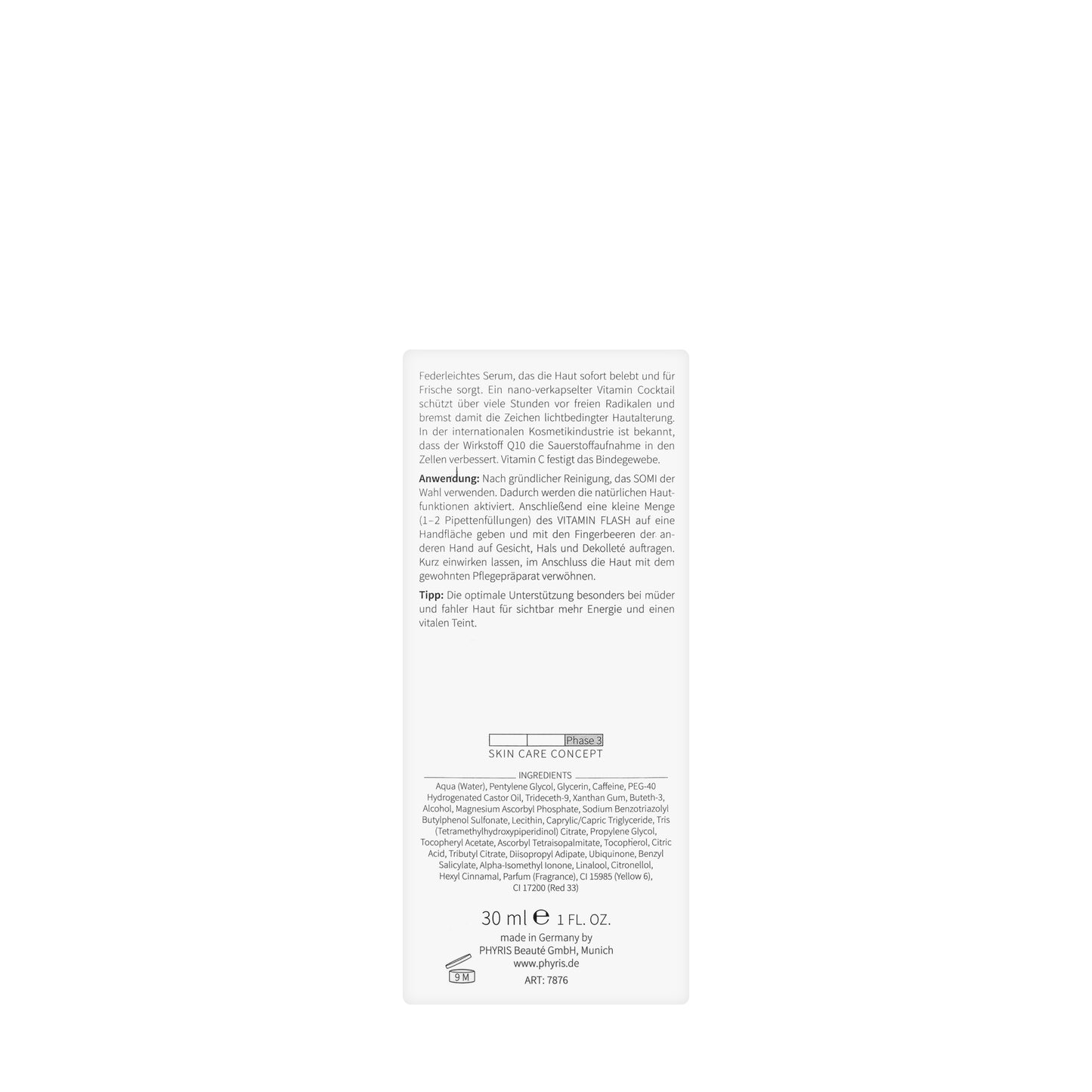 Phyris Time Release Vitamin Flash Serum 30 Ml