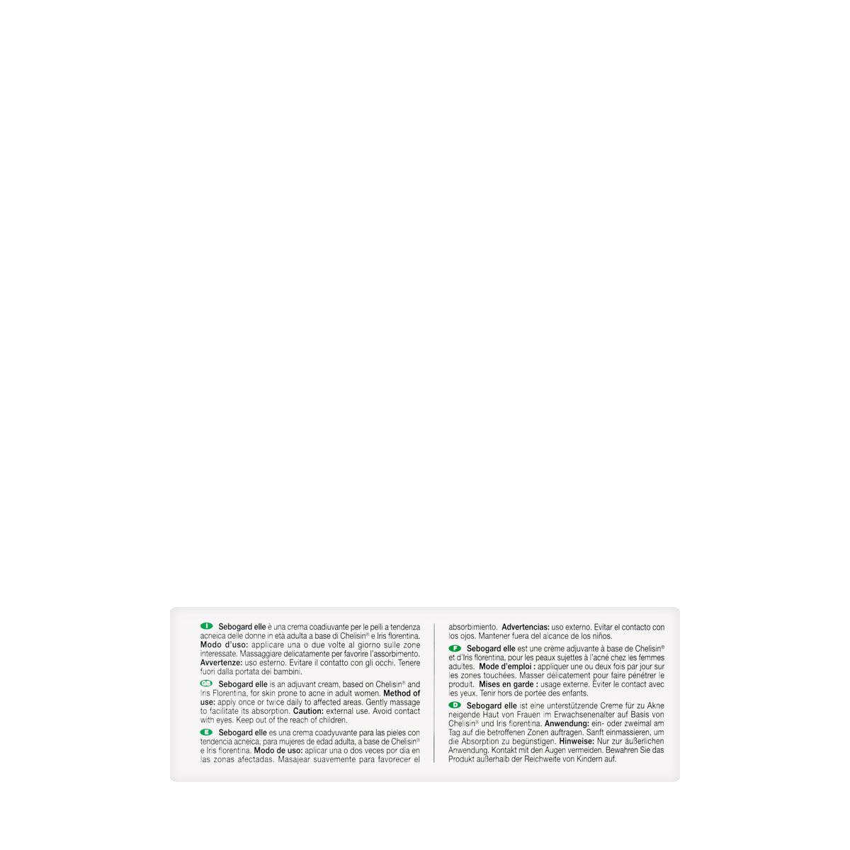 Sebogard Elle Acne Prone Skin Cream