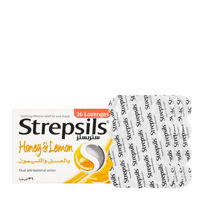 Strepsils Honey & Lemon 36 Lozenges