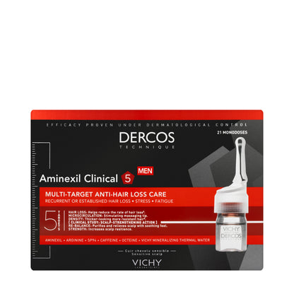 Vichy Dercos Ampoule Men 21 Pieces