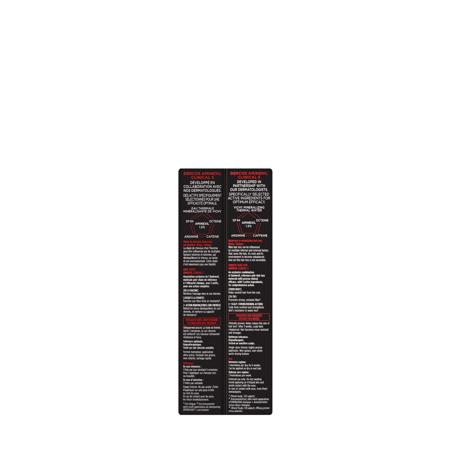 Vichy Dercos Ampoule Men 21 Pieces