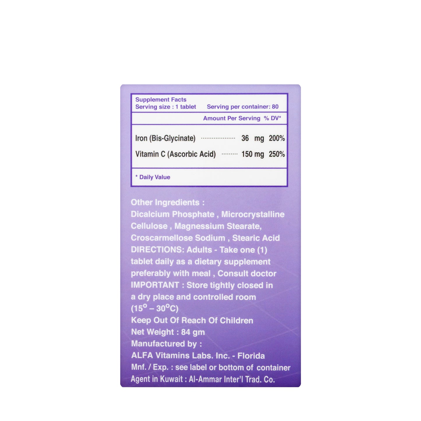 Ultra Iron Plus 80 Tablet