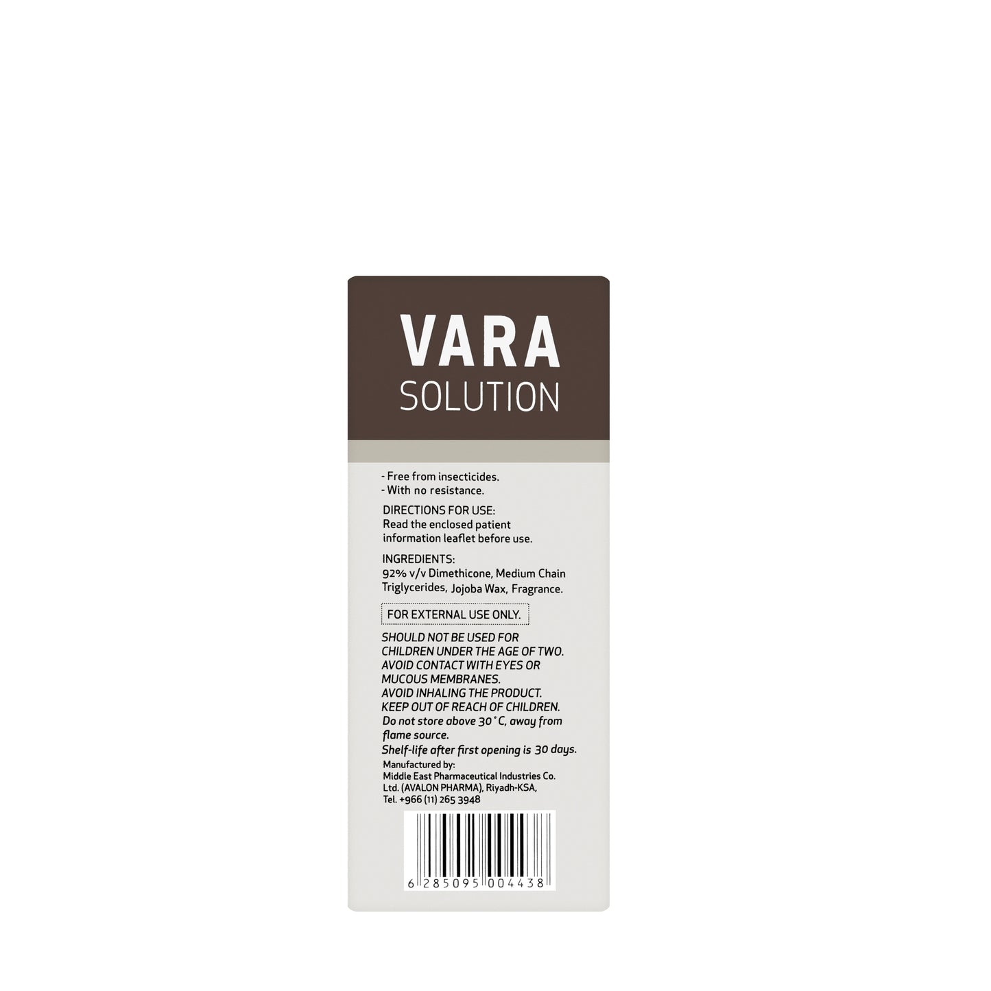 Avalon Vara Anti Lice Solution Spray 50 Ml