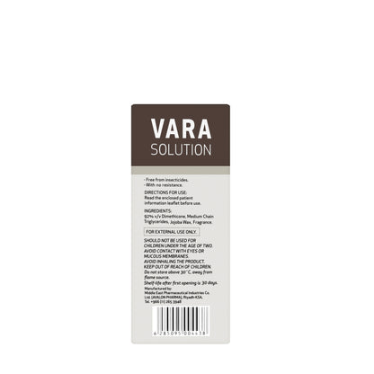 Avalon Vara Anti Lice Solution Spray 50 Ml