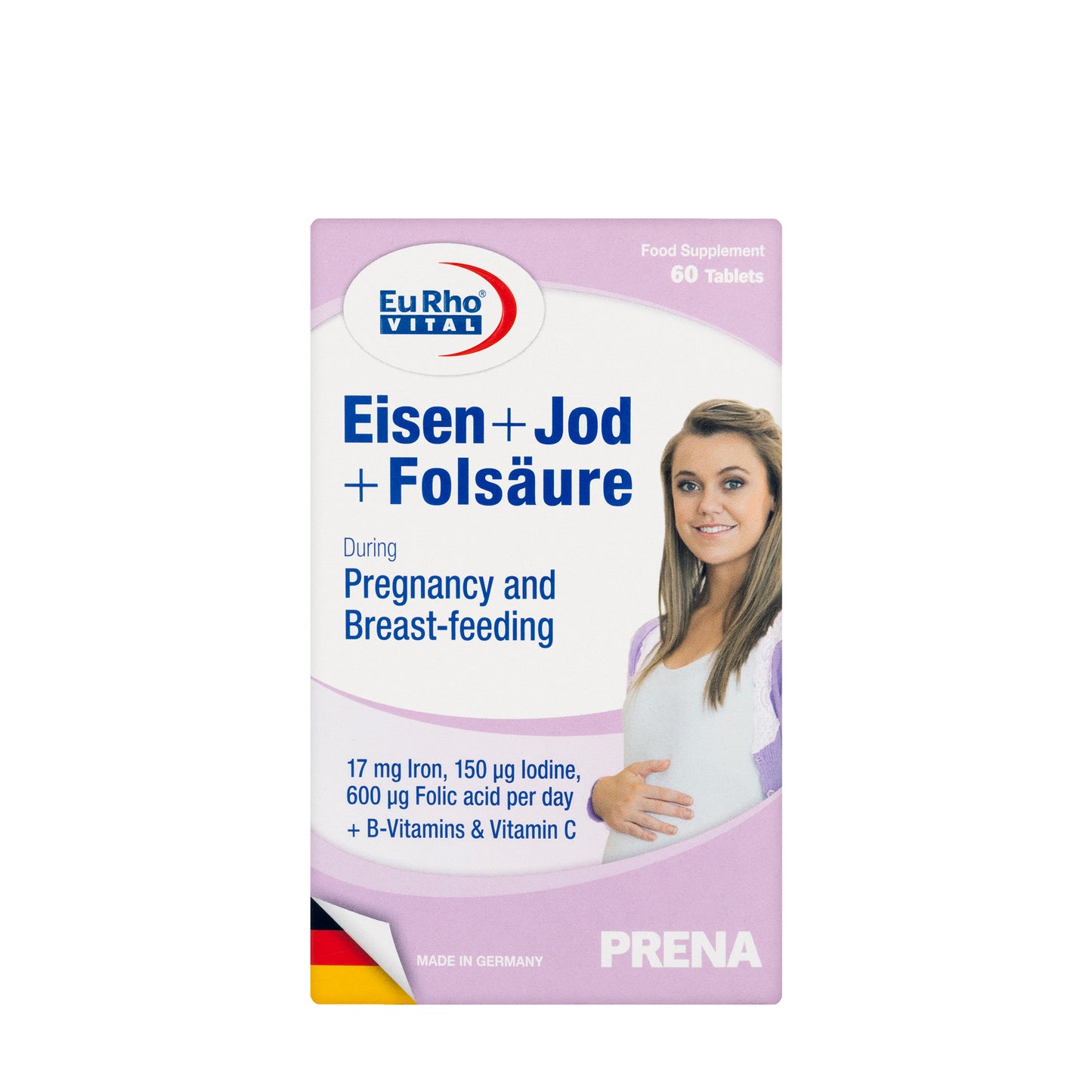 Eurho Vital Eisen + Iodine + Folic 60 Tablet