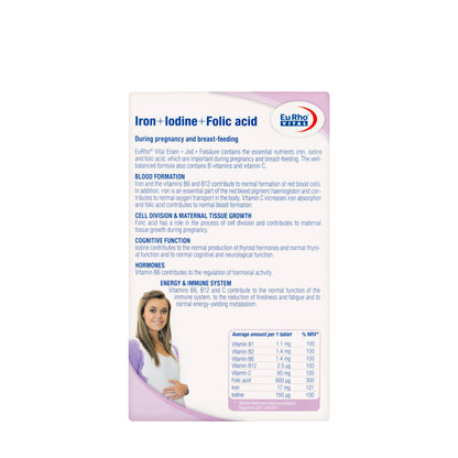 Eurho Vital Eisen + Iodine + Folic 60 Tablet
