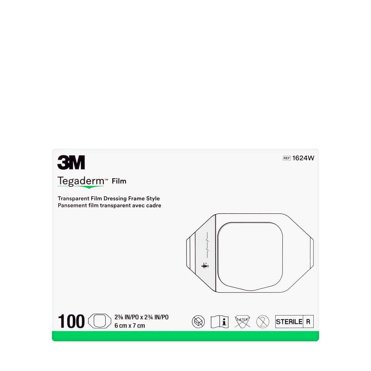 3M Tegaderm Film 6X7 Cm 100 Pieces