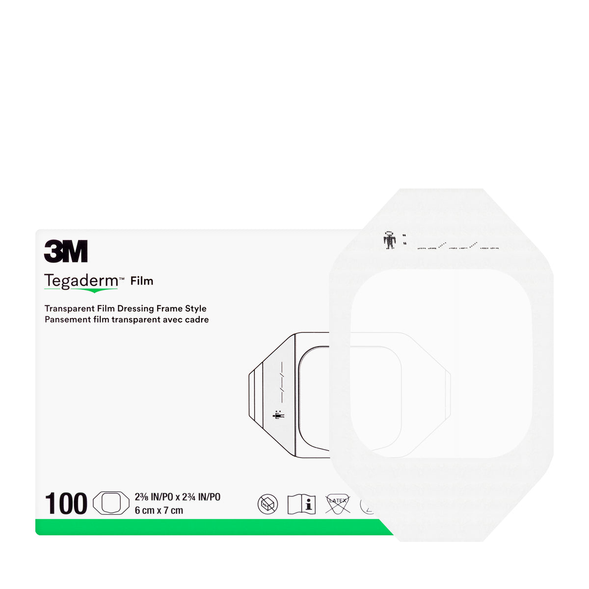 3M Tegaderm Film 6X7 Cm 100 Pieces