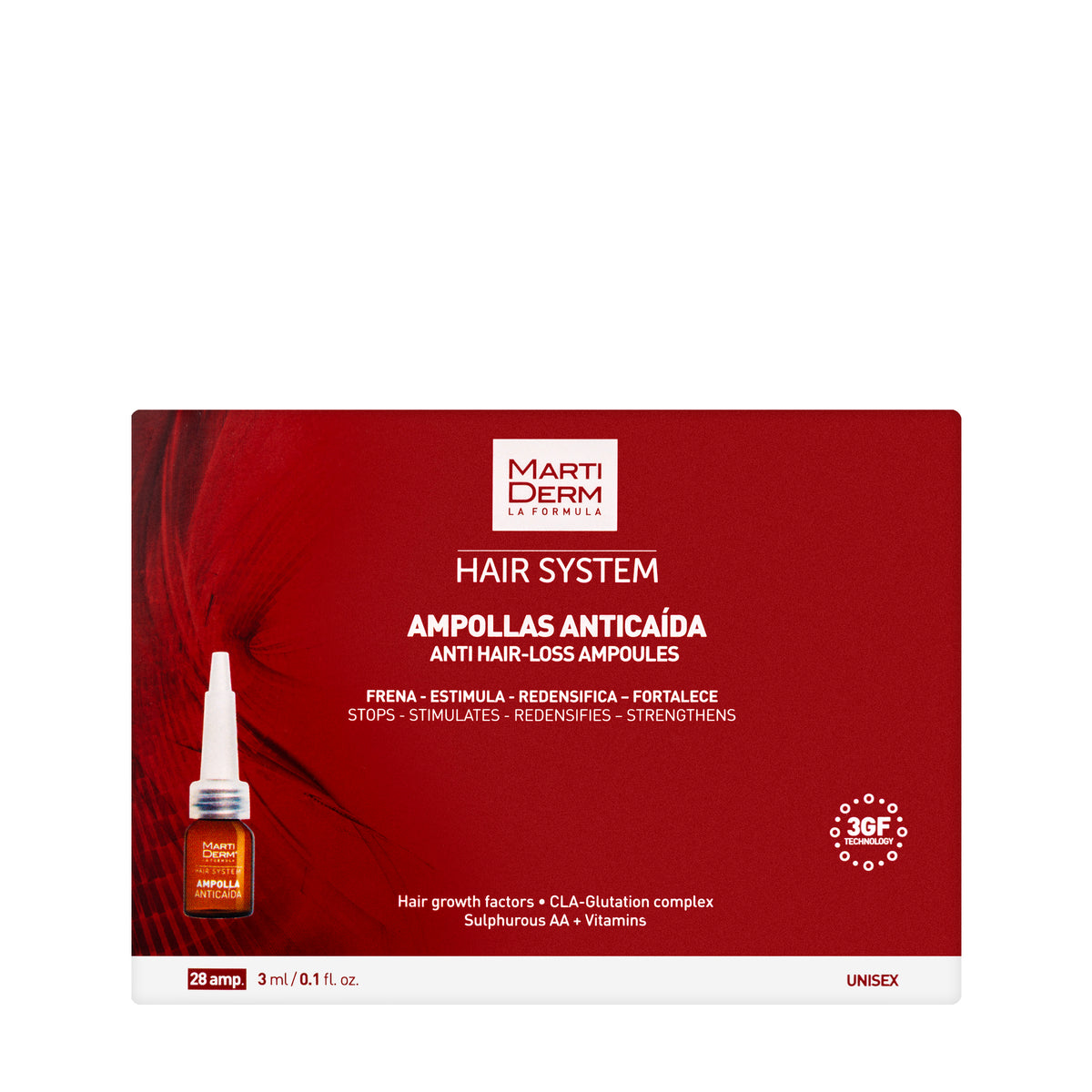 Martiderm Anticaida Unisex 28 Ampoule