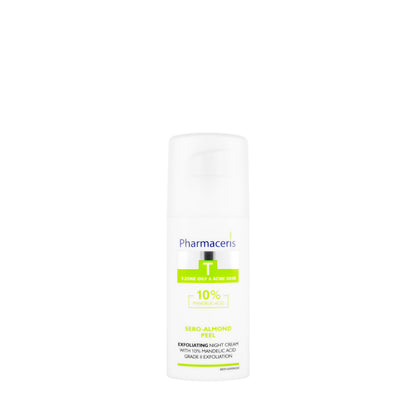 Pharmaceris T Sebo-Almond Peel Exfoliating Night Cream 10% Mandelic Acid 50 Ml