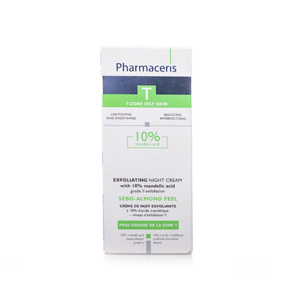 Pharmaceris T Sebo-Almond Peel Exfoliating Night Cream 10% Mandelic Acid 50 Ml