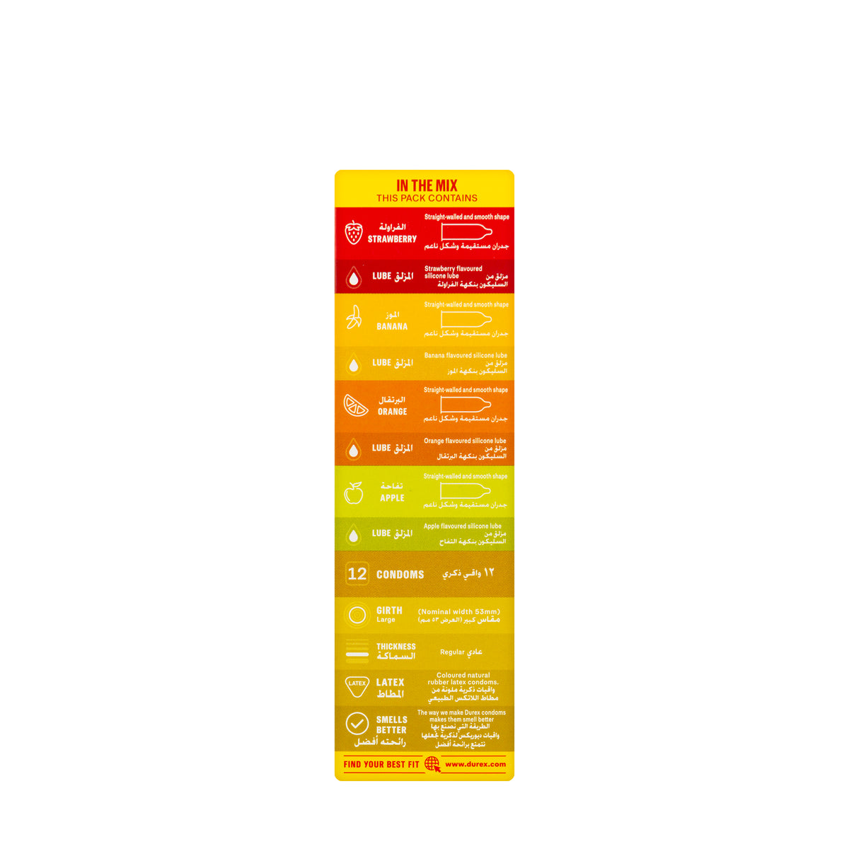 Durex Condom Flavours 12 Pieces