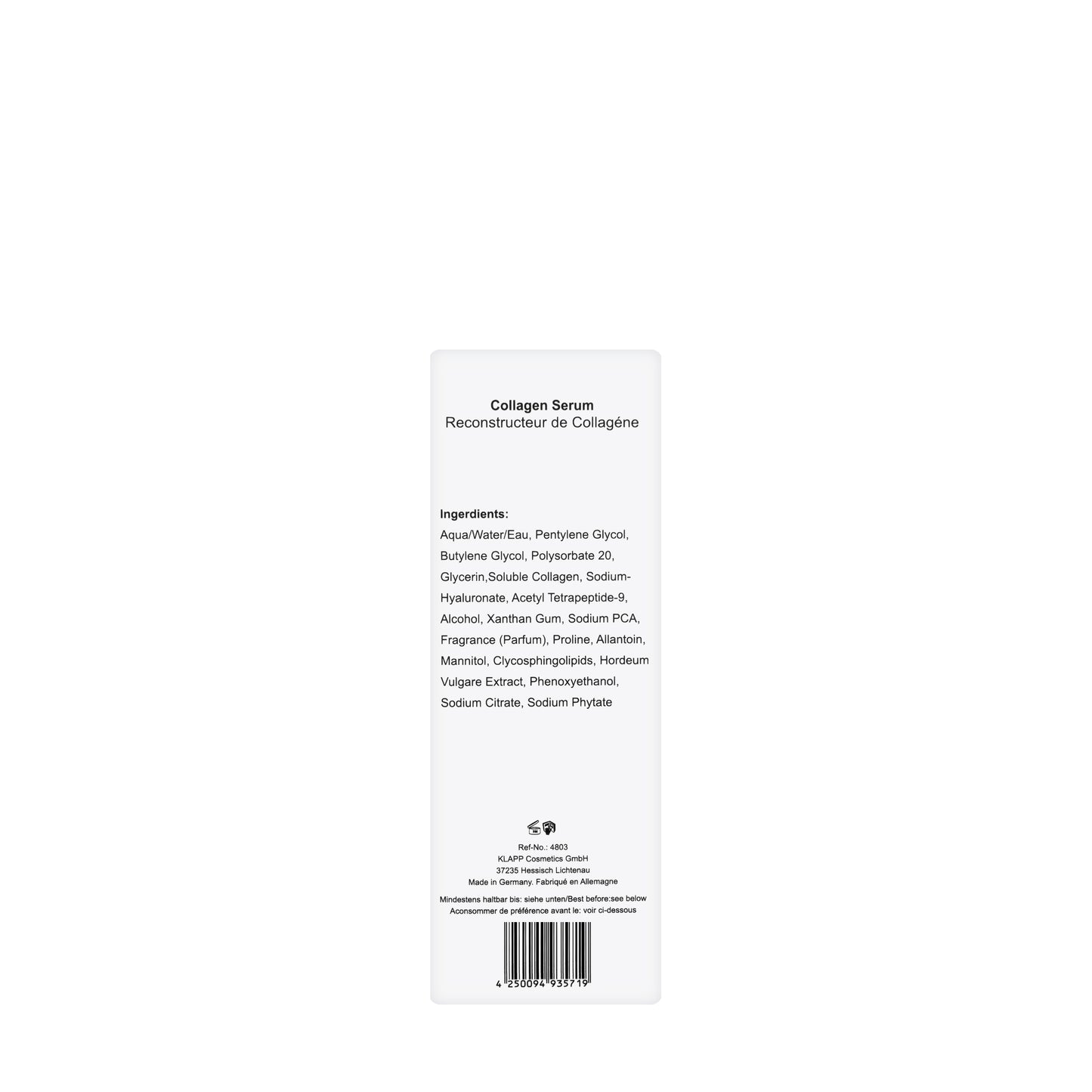 Klapp Collagen Dermis Rebuilder Serum 30 Ml