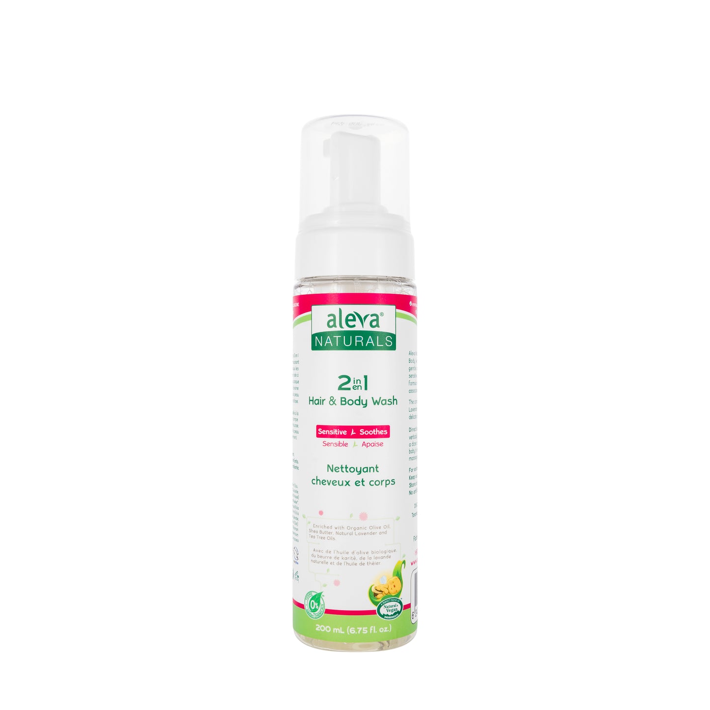 Aleva Naturals 2-in-1 Hair And Body Wash 200 Ml