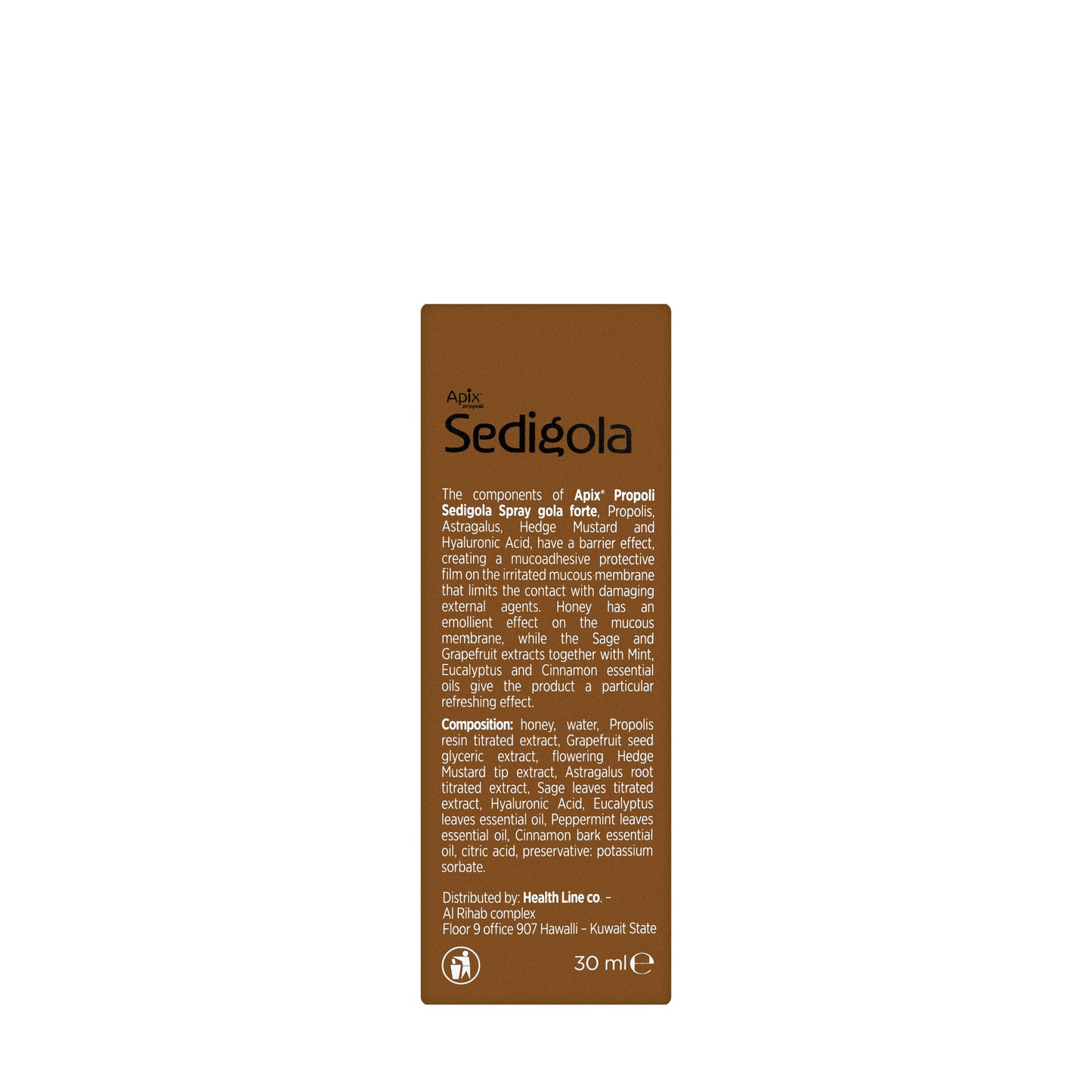 Apix Sedigola Forte Oral Spray 30ml