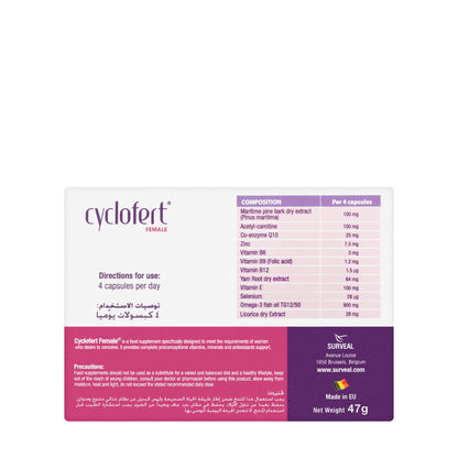 Cyclofert Female 60 Capsule