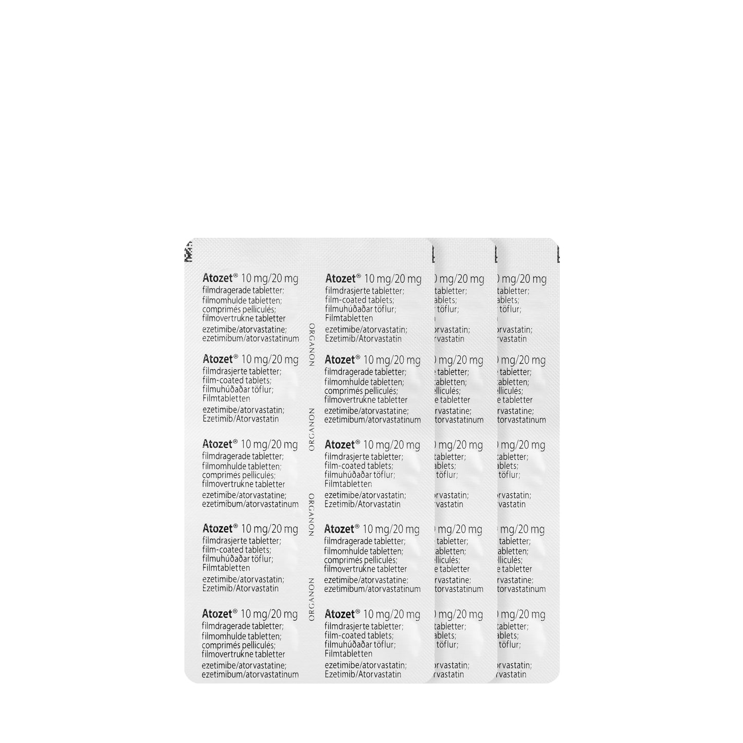 Atozet 10/20Mg 30 Tablets