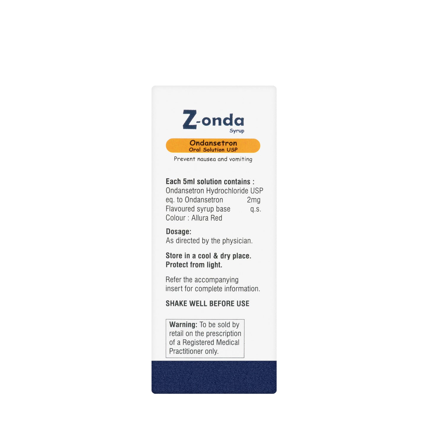 Z-Onda 2Mg 30Ml Syrup
