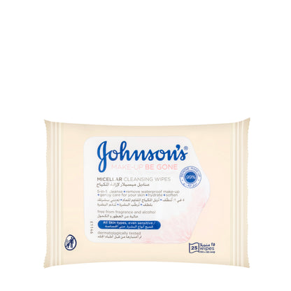 Johnson And Johnson 3X1 Facial All Skin Types 25 Wipes