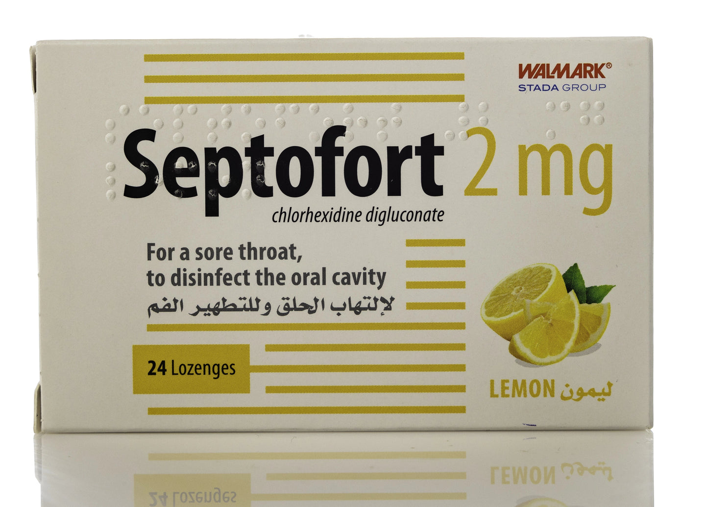 Septofort 2Mg Lemon 24 Lozenges