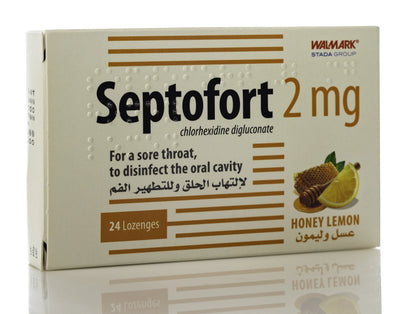Septofort 2Mg Honey Lemon 24 Lozenges