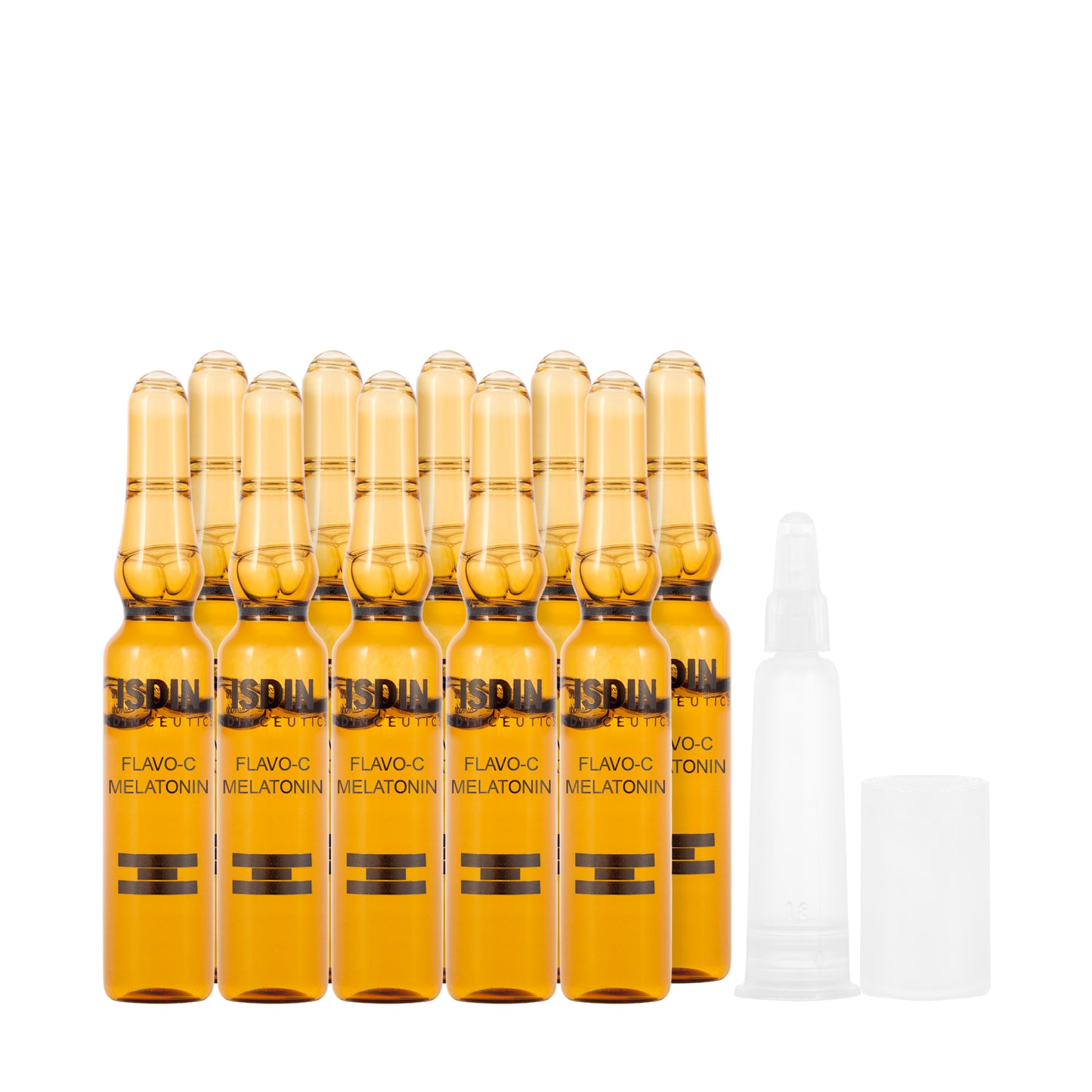 Isdin Flavo-C Melatonin Night Serum Ampoule 10X2 Ml