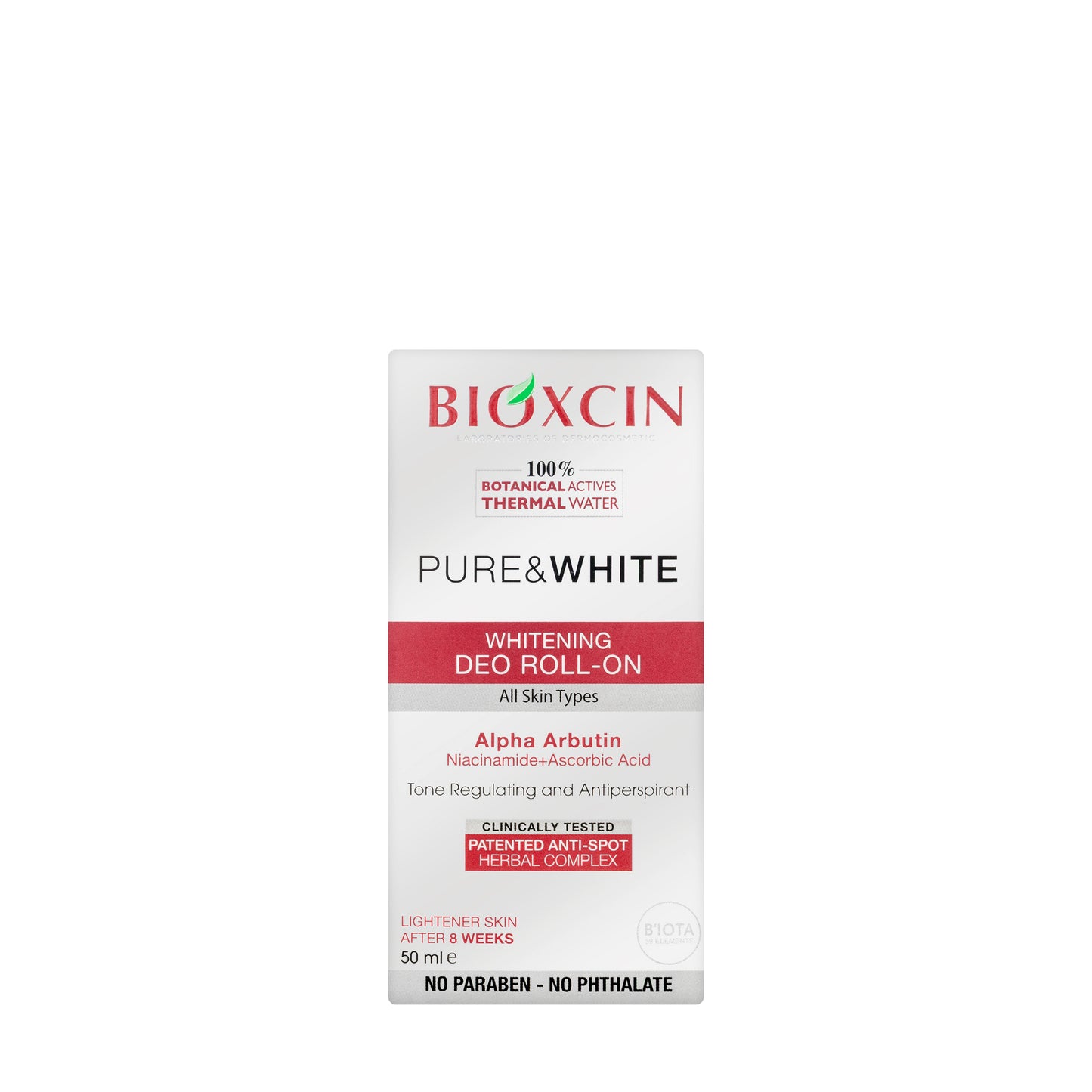 Bioxcin Pure & White Whitening Deo Roll-On 50 Ml