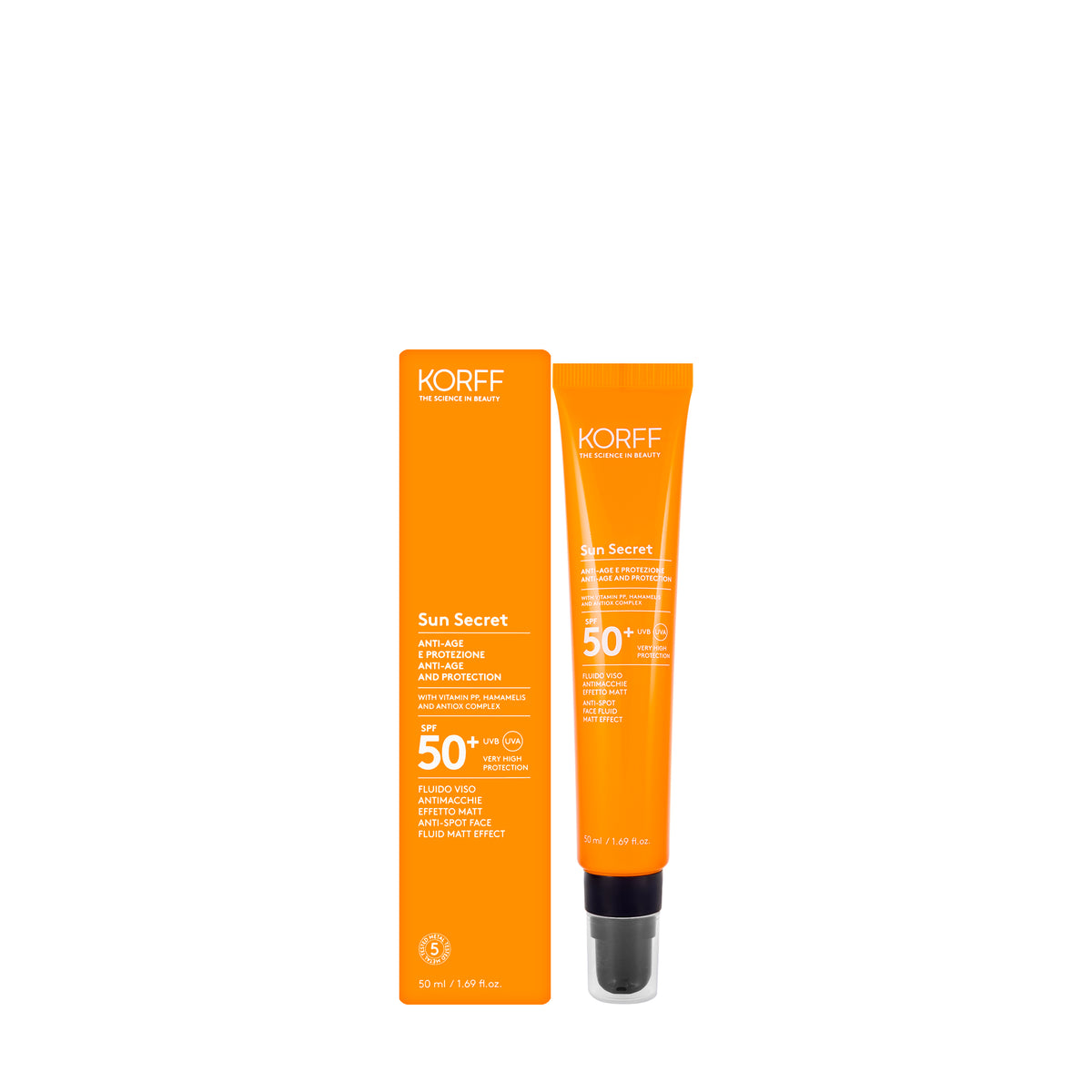 Korff Sun Secret Spf50+ Matt Fluid 50 Ml