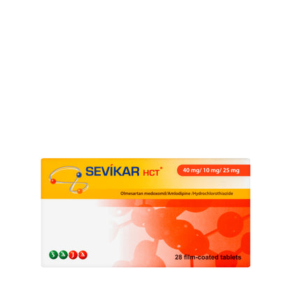 Sevikar Hct 40Mg/10Mg/25Mg  28 Tablets