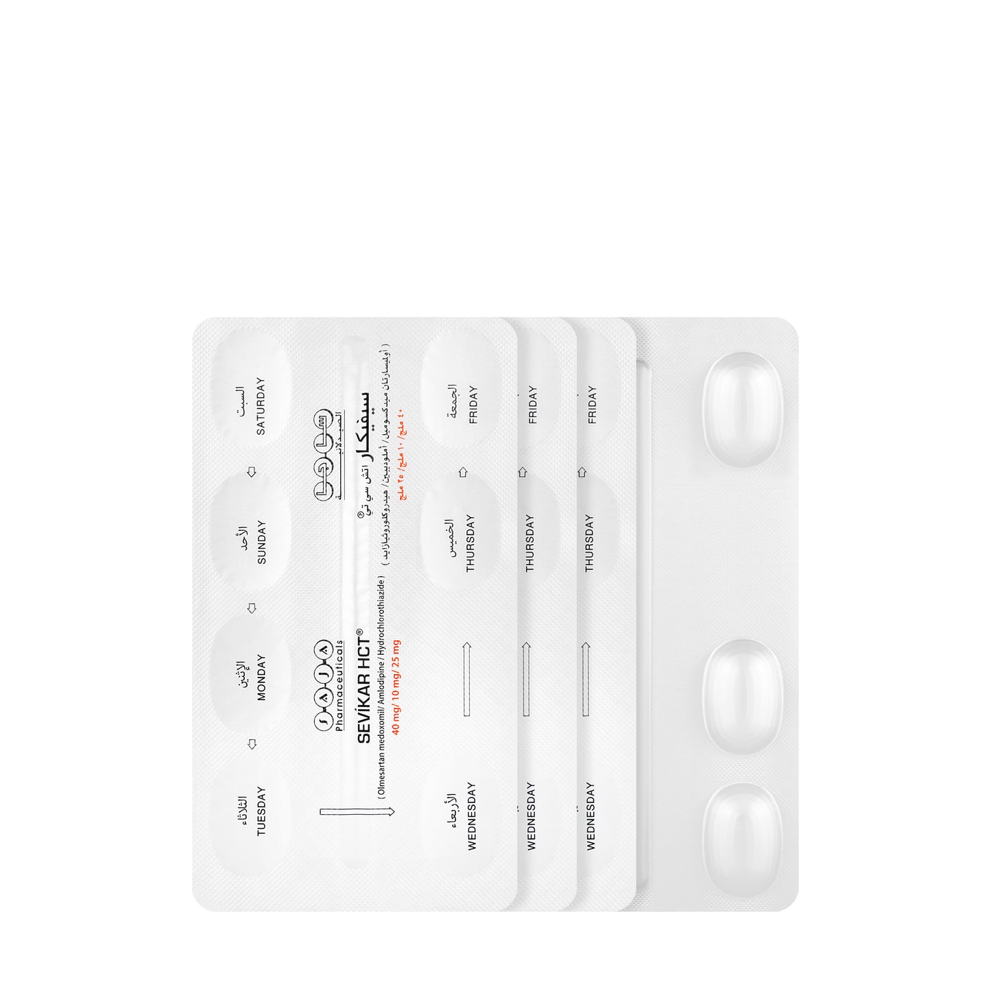Sevikar Hct 40Mg/10Mg/25Mg  28 Tablets