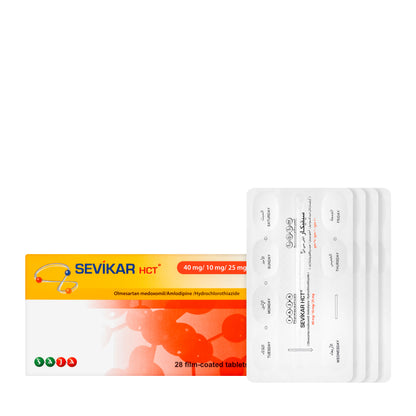 Sevikar Hct 40Mg/10Mg/25Mg  28 Tablets