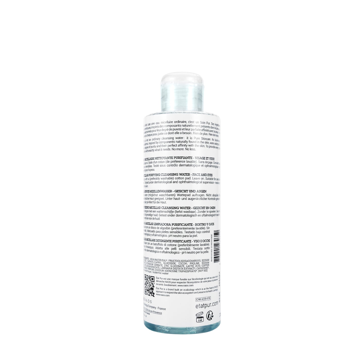 Etat Pur Purifying Cleansing Micellar Water 200 Ml