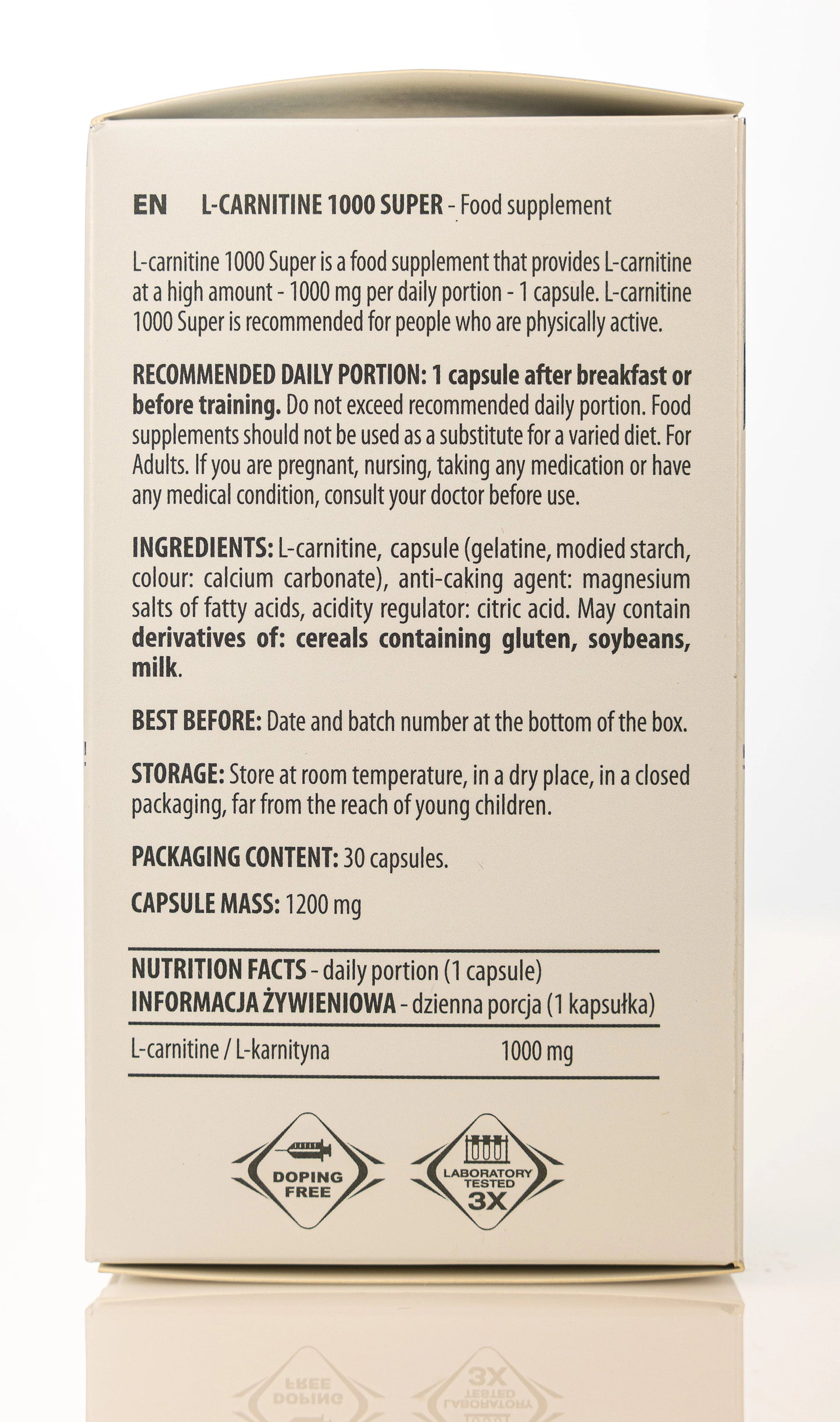 Activlab L-Carnitine 1000mg 30 Capsule