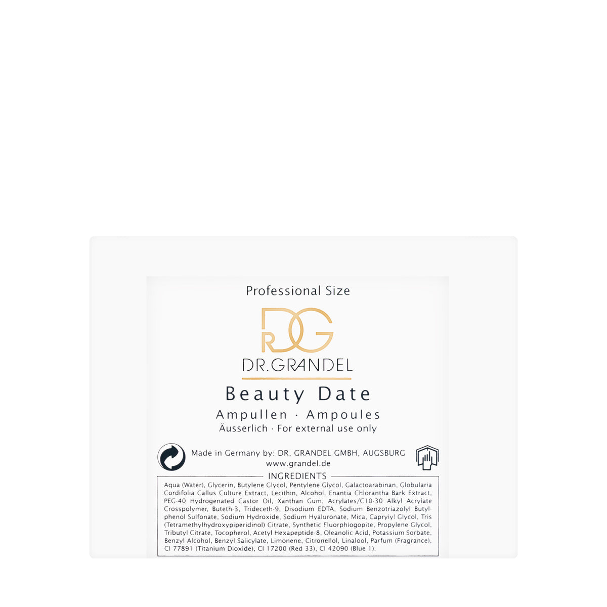 DR Grandel Ampoule Selection Beauty Date Ampoules 12 x 3 Ml